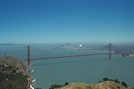View on Golden Gate Bridge from National Recreation Area