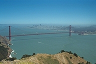 View on Golden Gate Bridge from National Recreation Area